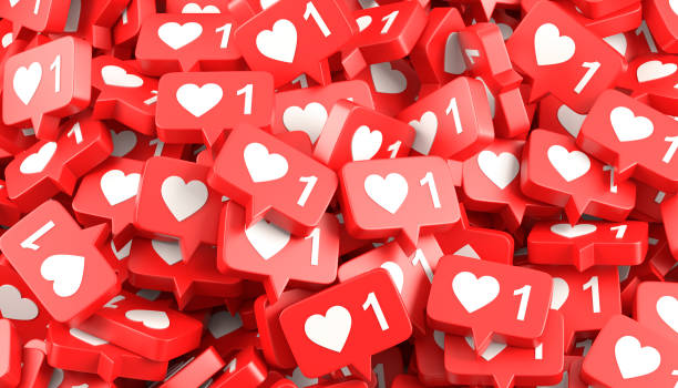 istock Social media notification like icon 1304515697