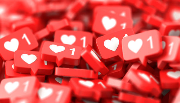 istock Social media notification like icon 1304515705