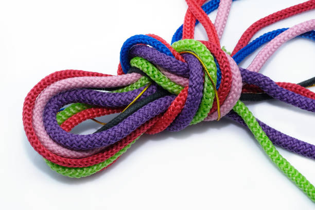 istock Drawstrings for adjusting hoods and belts in sportswear. 1304516565