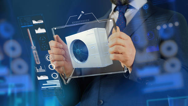Air Conditioner Sale Air Conditioner, Equipment, Compressor, Examining, Sale refrigeration business air conditioner factory stock pictures, royalty-free photos & images