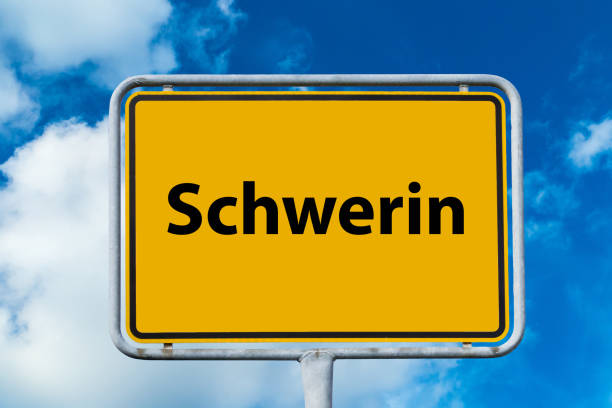 istock City Sign Schwerin in Germany 1304518797