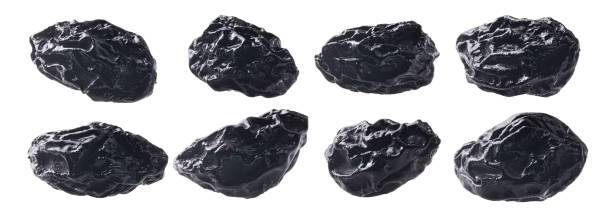 istock A set of dried prunes. Isolated on a white background 1304522963