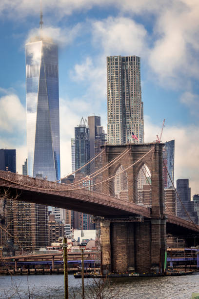 istock Lower Manhattan and Freedom Tower 1304523893