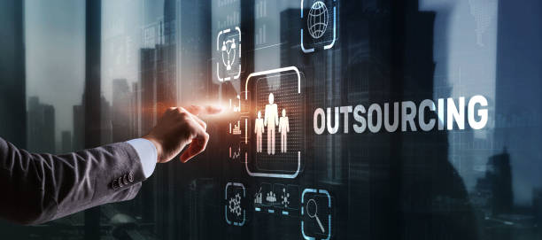 istock Outsourcing Business Human Resources Internet Finance Technology Concept 1304526076
