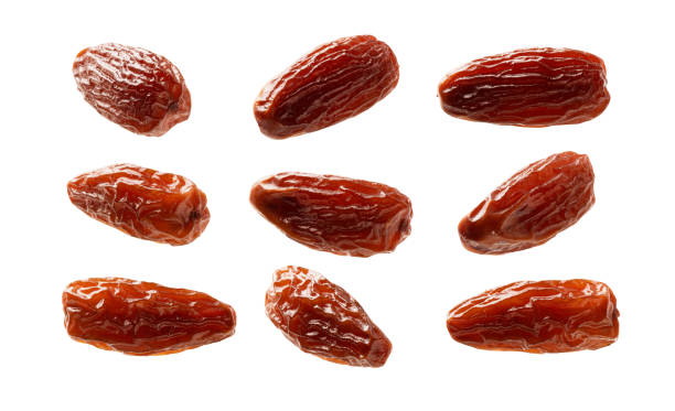 istock A set of dried dates. Isolated on a white background 1304526251
