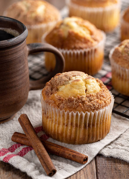 istock Cinnamon Muffin and Cup of Coffee 1304528479