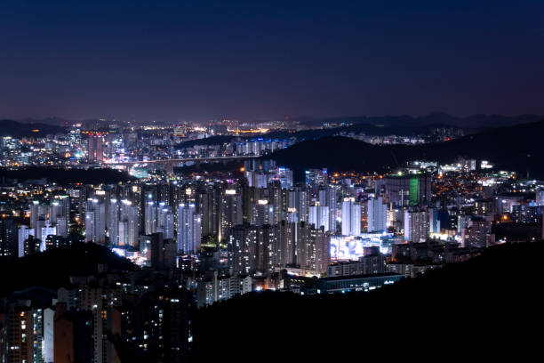 istock the spectacular night view of Anyang. 1304529982