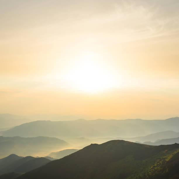 istock quiet misty mountain valley at the dawn 1304531031