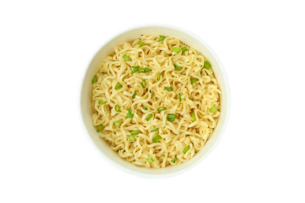 istock Bowl with noodles isolated on white background 1304536186