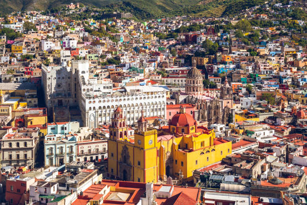 istock Aerial view of guanajuato 1304540001