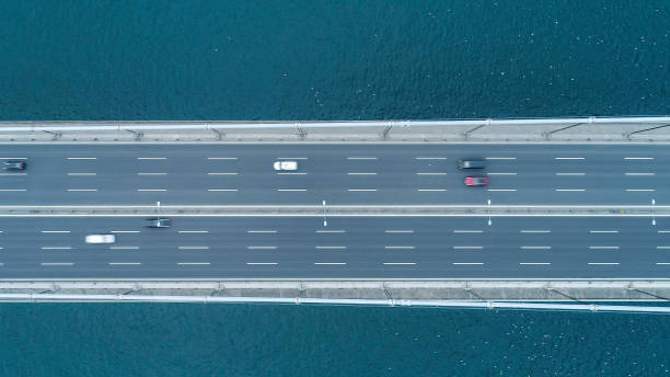 istock suspension bridge vehicle traffic 1304540737