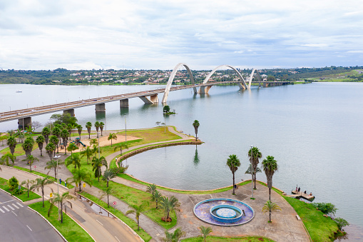 Juscelino Kubitschek Bridge in Distrito Federal, Brasilia, Brazil