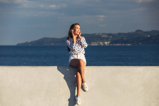 Beautiful girl on the beach