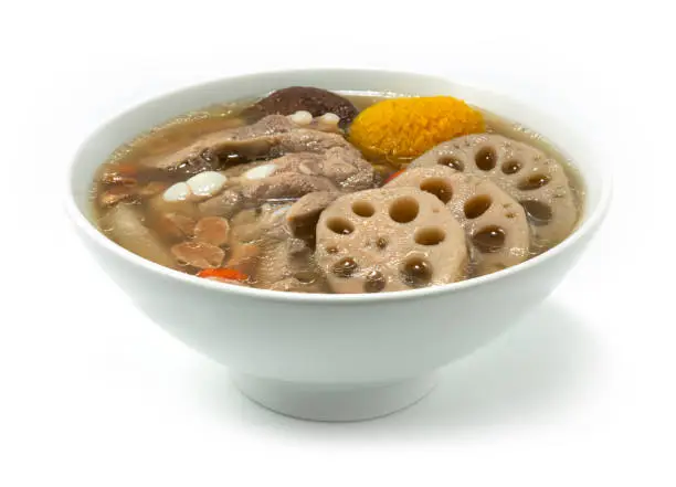 Photo of Lotus Roots Soup with Pork Ribs and Peanuts