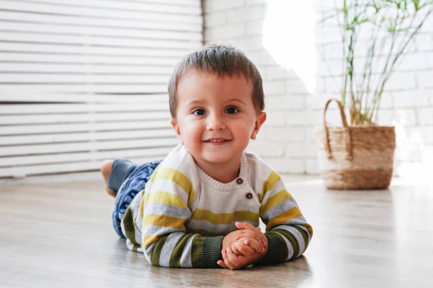 istock Toddler at home 1304546486