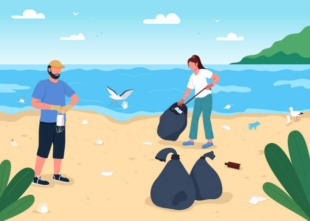 Playa Sucia Vectores Libres de Derechos - iStock Playa Sucia Vectores Libres de Derechos - iStock