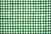 istock Happy St. Patrick's day. Gingham pattern in green and white, closed up texture of green and white for background. Picnic table cloth. 1304557144