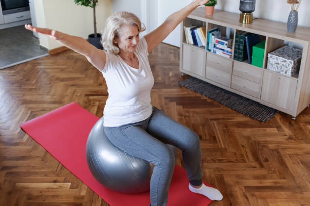 istock Growing old became easy due to fitness 1304565247