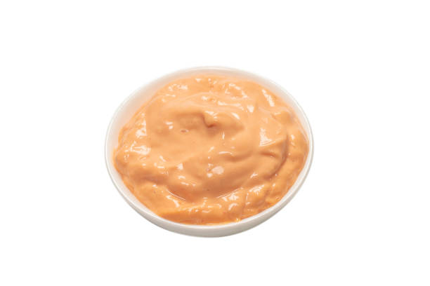 istock Sauce in a bowl isolated on white. 1304566981