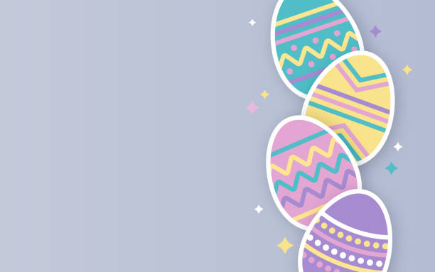illustrazioni stock, clip art, cartoni animati e icone di tendenza di sfondo uovo di pasqua - easter egg illustrations