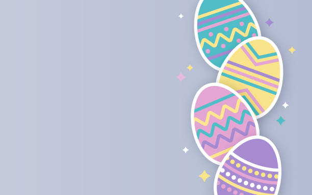 пасхальное яйцо фон - easter egg illustrations stock illustrations