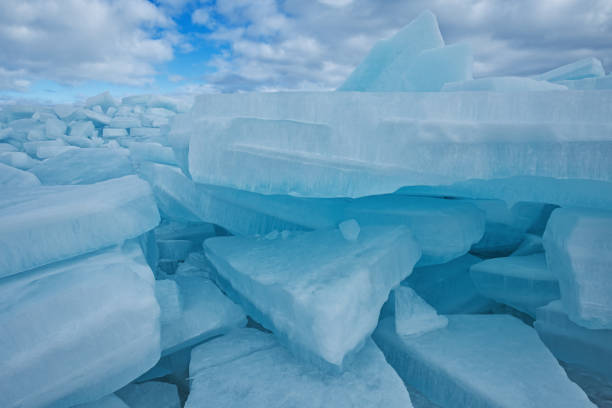 istock Blue Ice Shards Straits of Mackinac 1304575506