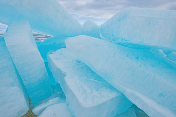 istock Blue Ice Shards Straits of Mackinac 1304578420