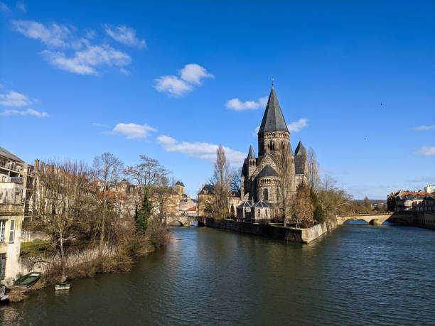 istock The temple on the island in Metz 1304579939