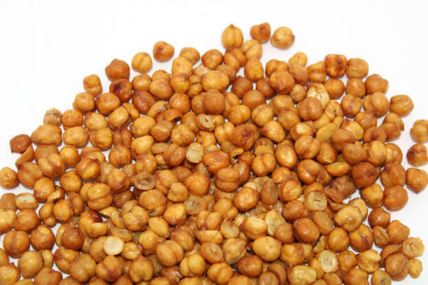 istock Roasted Chick Peas with Sea Salt Background 1304585310