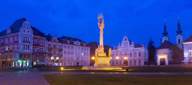 istock Union Square in night illumination of Timisoara 1304586042