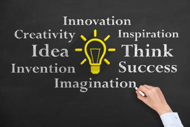 istock New idea concepts with light bulbs on a blackboard background 1304590700