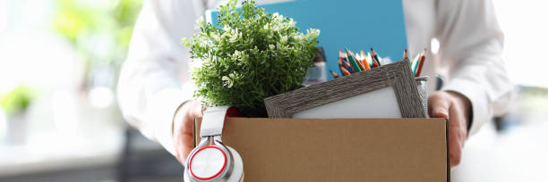 istock Businessman got fired during covid economy recession 1304600918