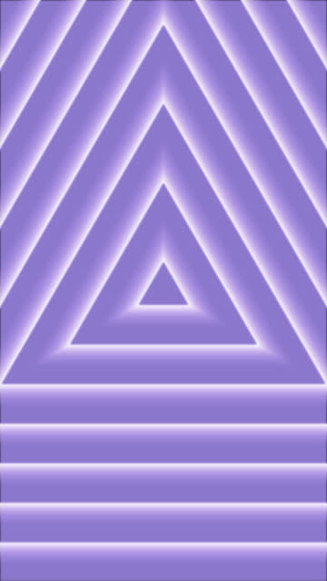 Infinite Triangles Loop Animation, Simple Looping Triangle Background stock video suitable for vertical use