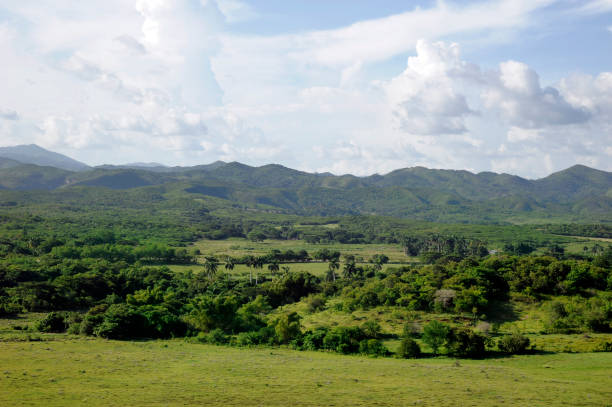 istock Splendid view from the tower known as Torre de Manaca Iznaga over Valle de los Ingenios, Trinidad, Cuba 1304605287