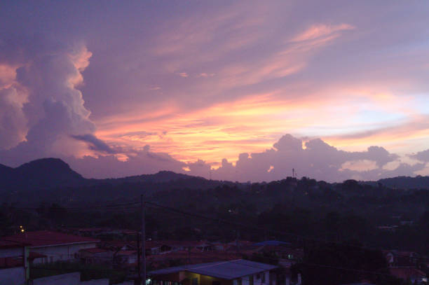 sky with beautiful colors and clouds