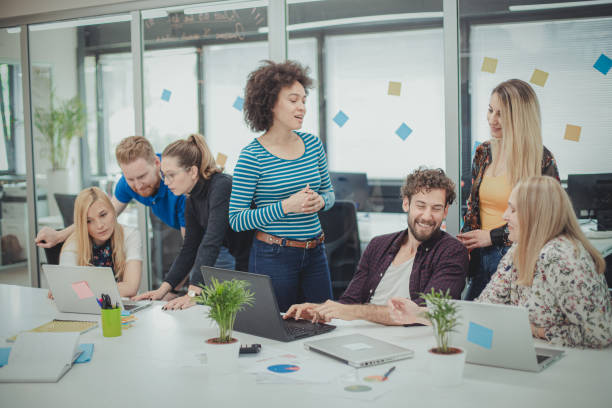 istock Young people in the office 1304618894