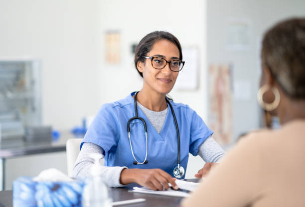 istock Friendly and Smiling Nurse Stock Photo 1304619882