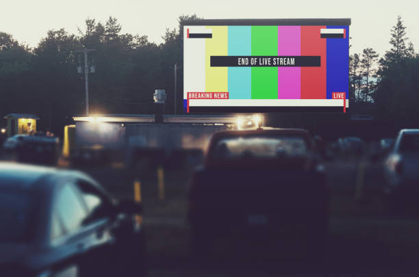 istock Drive In News Livestream 1304628236