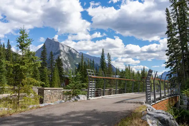 Photo of Banff Legacy Trail. Banff National Park, Canadian Rockies