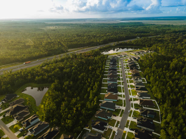 istock Aerial view of  Yulee Florida 1304636501