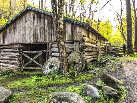The Appalachia mountains are full of many scenic locations. An abandoned farm sits in this National park as a reminder of days gone by.