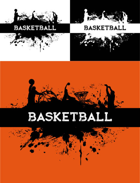 ilustraciones, imágenes clip art, dibujos animados e iconos de stock de torneo de baloncesto, fondo de streetball - sport backgrounds computer graphic dirty