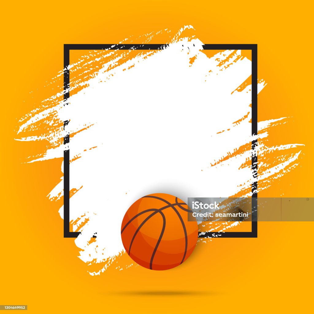 Basketball Sport Ball Flyer Or Poster Background Stock Illustration -  Download Image Now - Basketball - Sport, Backgrounds, Grunge Image  Technique - iStock
