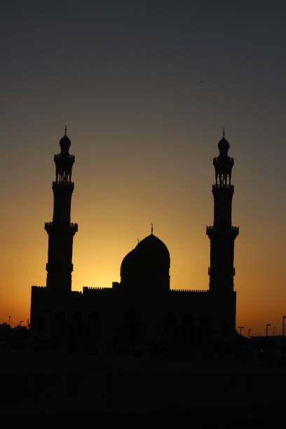 istock Mosque Silhouette in Oman 1304651211