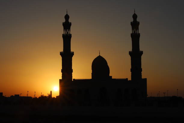 istock Mosque Silhouette in Oman 1304651259