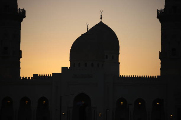 istock Mosque Silhouette in Oman 1304651277