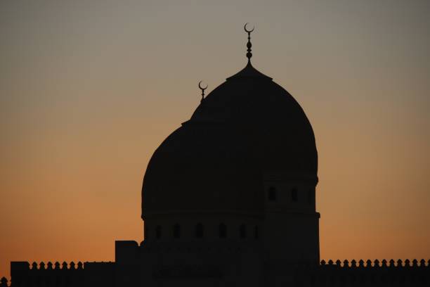 istock Mosque Silhouette in Oman 1304651288