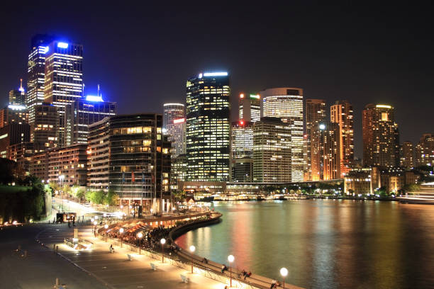 istock Circular Quay wharf with Sydney skyline 1304651390