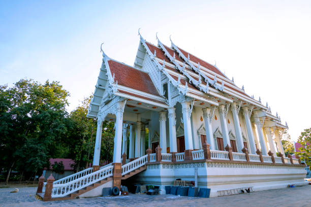 istock A beautiful white church in a buddhist temple 1304660517