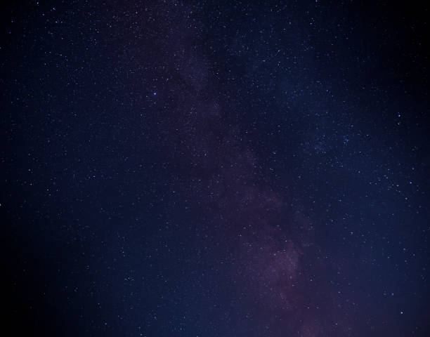 istock Multicolored stars in the night sky. The Milky Way. 1304666911
